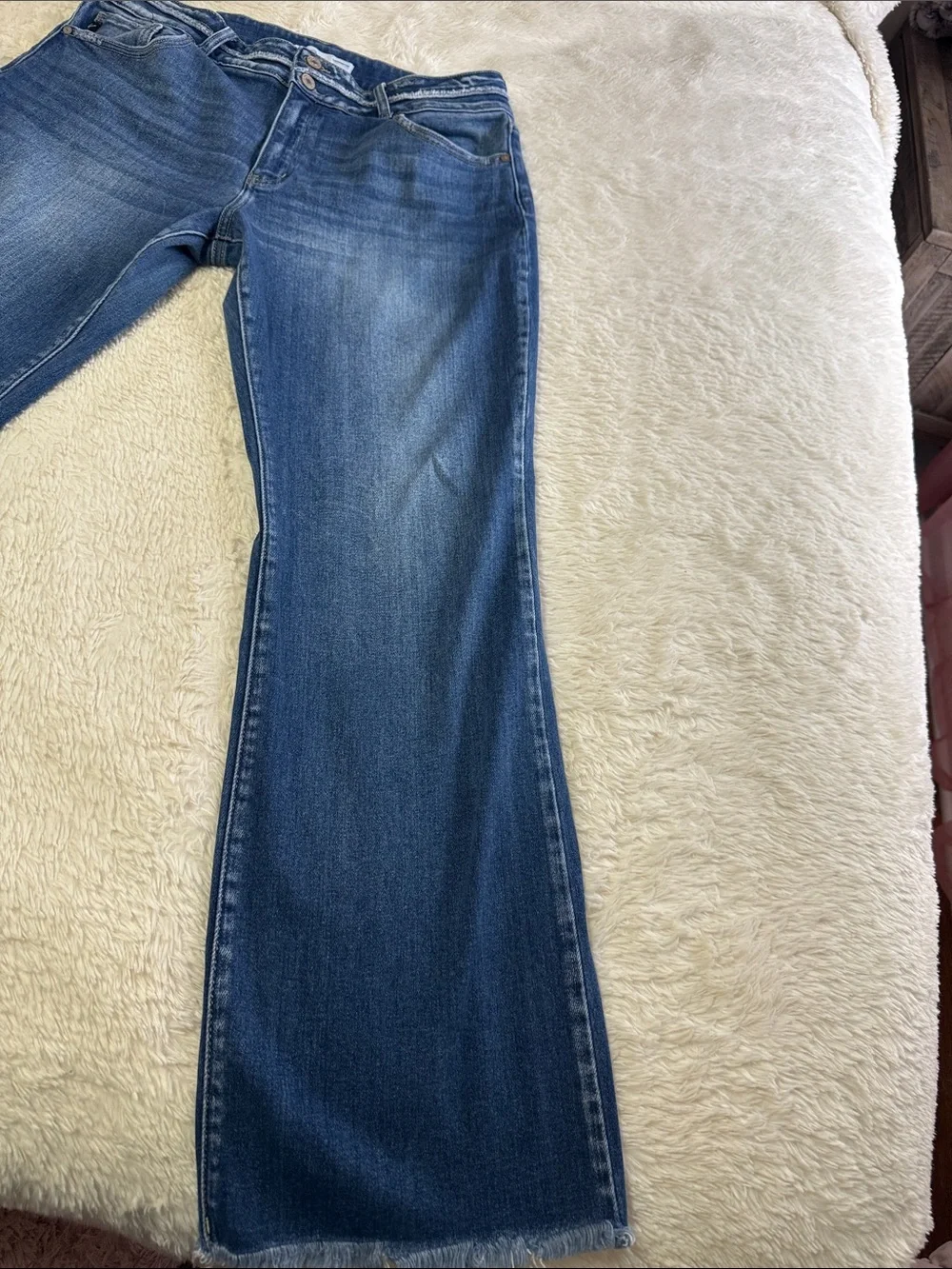 KanCan Medium Blue High-Rise Double-Waist Skinny Jeans